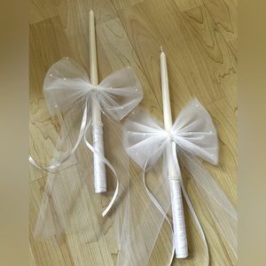 Lambades, Wedding & Baptism Candles, Handmade, Greek Orthodox wedding